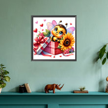 Load image into Gallery viewer, Cute Bee 30*30CM(Canvas) Full Round Drill Diamond Painting
