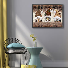 Load image into Gallery viewer, Coffee Gnome 50*40CM11CT 3 Stamped Cross Stitch
