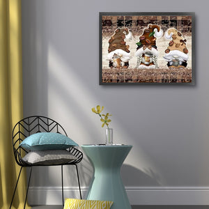 Coffee Gnome 50*40CM11CT 3 Stamped Cross Stitch