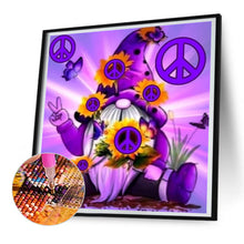 Load image into Gallery viewer, Sunflower Gnome 30*30CM(Canvas) Full Round Drill Diamond Painting
