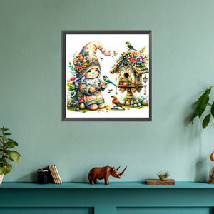 Goblin And Bird'S Nest 30*30CM(Canvas) Full Round Drill Diamond Painting