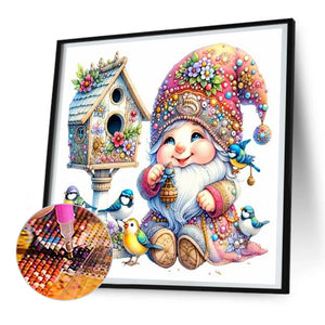 Goblin And Bird'S Nest 30*30CM(Canvas) Full Round Drill Diamond Painting