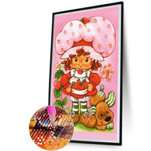 Load image into Gallery viewer, Strawberry Girl 30*50CM(Picture) Full AB Round Drill Diamond Painting
