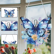 Load image into Gallery viewer, Acrylic Butterfly Single Side Diamond Art Hanging Pendant for Wall Home Decor
