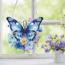 Load image into Gallery viewer, Acrylic Butterfly Single Side Diamond Art Hanging Pendant for Wall Home Decor
