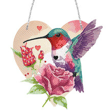 Load image into Gallery viewer, Cute Acrylic Bird Single-Side Diamond Art Hanging Pendant for Home Wall Decor
