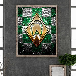 Werder Bremen Logo 40*50CM(Canvas) Full Round Drill Diamond Painting
