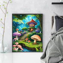 Load image into Gallery viewer, Mushroom House 40*50CM11CT 3 Stamped Cross Stitch

