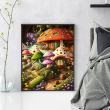 Load image into Gallery viewer, Mushroom House 40*50CM11CT 3 Stamped Cross Stitch
