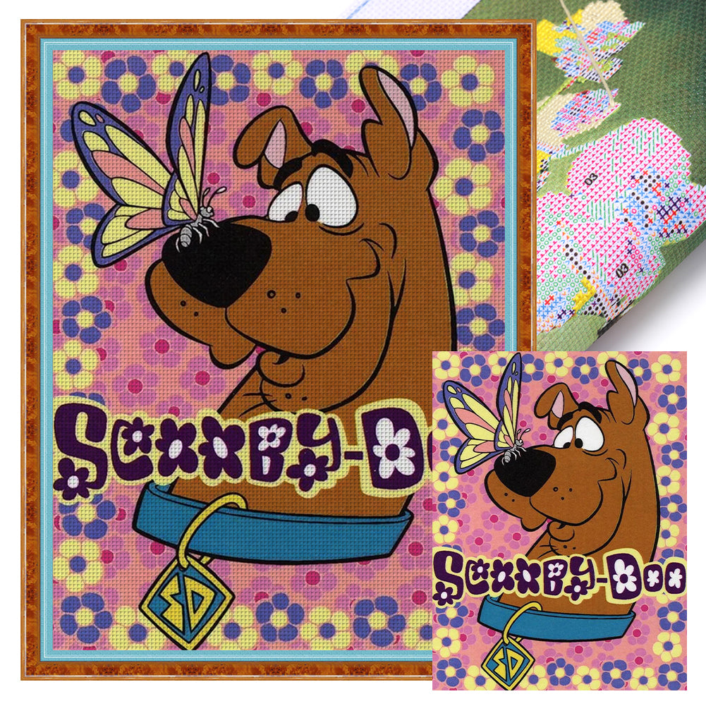 Scooby Doo 40*55CM11CT 3 Stamped Cross Stitch