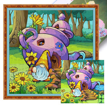 Load image into Gallery viewer, Kettle Hut 50*50CM11CT 3 Stamped Cross Stitch
