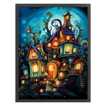 Load image into Gallery viewer, Fantasy House 45*60CM16CT 2 Stamped Cross Stitch
