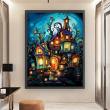 Load image into Gallery viewer, Fantasy House 45*60CM16CT 2 Stamped Cross Stitch
