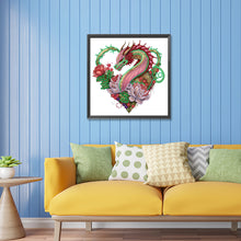 Load image into Gallery viewer, Circling Dragon 30*30CM(Canvas) Partial Special Shaped Drill Diamond Painting
