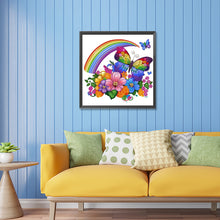 Load image into Gallery viewer, Rainbow Butterfly 30*30CM(Canvas) Partial Special Shaped Drill Diamond Painting
