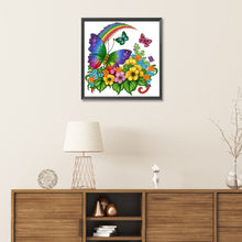 Load image into Gallery viewer, Rainbow Butterfly 30*30CM(Canvas) Partial Special Shaped Drill Diamond Painting
