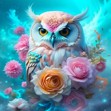 Load image into Gallery viewer, Owl 50*50CM(Canvas) Full Round Drill Diamond Painting
