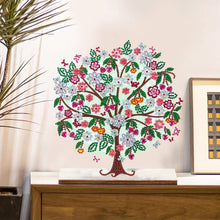 Load image into Gallery viewer, Special Shape Single-Side Desktop Diamond Art Home Decor (Love Flower Tree)
