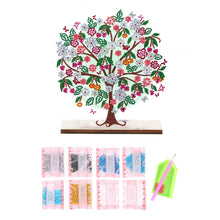 Load image into Gallery viewer, Special Shape Single-Side Desktop Diamond Art Home Decor (Love Flower Tree)
