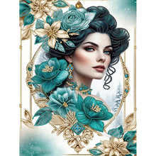 Load image into Gallery viewer, Noble Lady 30*40CM(Canvas) Partial Special Shaped Drill Diamond Painting
