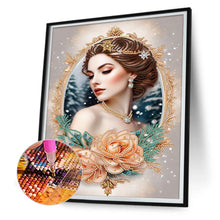 Load image into Gallery viewer, Noble Lady 30*40CM(Canvas) Partial Special Shaped Drill Diamond Painting
