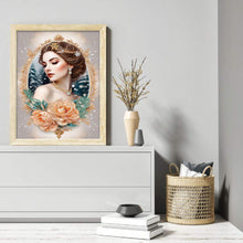 Load image into Gallery viewer, Noble Lady 30*40CM(Canvas) Partial Special Shaped Drill Diamond Painting
