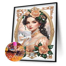 Load image into Gallery viewer, Noble Lady 30*40CM(Canvas) Partial Special Shaped Drill Diamond Painting
