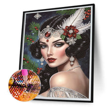 Load image into Gallery viewer, Noble Lady 30*40CM(Canvas) Partial Special Shaped Drill Diamond Painting
