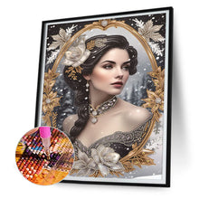 Load image into Gallery viewer, Noble Lady 30*40CM(Canvas) Partial Special Shaped Drill Diamond Painting
