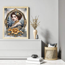 Load image into Gallery viewer, Noble Lady 30*40CM(Canvas) Partial Special Shaped Drill Diamond Painting
