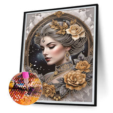 Load image into Gallery viewer, Noble Lady 30*40CM(Canvas) Partial Special Shaped Drill Diamond Painting
