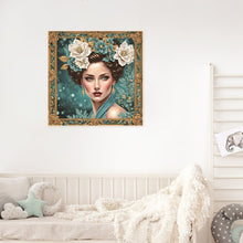 Load image into Gallery viewer, Noble Lady 30*30CM(Canvas) Partial Special Shaped Drill Diamond Painting
