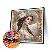 Load image into Gallery viewer, Noble Lady 30*30CM(Canvas) Partial Special Shaped Drill Diamond Painting
