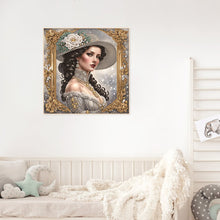 Load image into Gallery viewer, Noble Lady 30*30CM(Canvas) Partial Special Shaped Drill Diamond Painting
