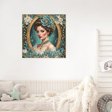 Load image into Gallery viewer, Noble Lady 30*30CM(Canvas) Partial Special Shaped Drill Diamond Painting
