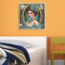 Load image into Gallery viewer, Noble Lady 30*30CM(Canvas) Partial Special Shaped Drill Diamond Painting
