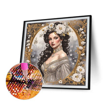 Load image into Gallery viewer, Noble Lady 30*30CM(Canvas) Partial Special Shaped Drill Diamond Painting
