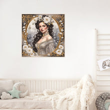 Load image into Gallery viewer, Noble Lady 30*30CM(Canvas) Partial Special Shaped Drill Diamond Painting
