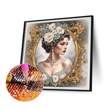 Load image into Gallery viewer, Noble Lady 30*30CM(Canvas) Partial Special Shaped Drill Diamond Painting
