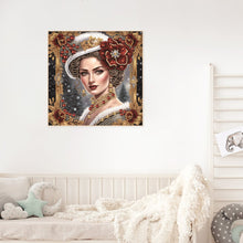 Load image into Gallery viewer, Noble Lady 30*30CM(Canvas) Partial Special Shaped Drill Diamond Painting
