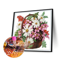 Load image into Gallery viewer, Flower Basket 30*30CM(Canvas) Partial Special Shaped Drill Diamond Painting
