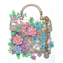 Load image into Gallery viewer, Flower Bag 30*40CM(Canvas) Partial Special Shaped Drill Diamond Painting
