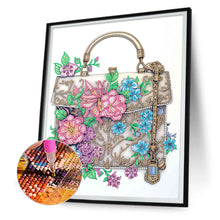 Load image into Gallery viewer, Flower Bag 30*40CM(Canvas) Partial Special Shaped Drill Diamond Painting
