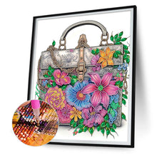 Load image into Gallery viewer, Flower Bag 30*40CM(Canvas) Partial Special Shaped Drill Diamond Painting
