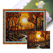 Load image into Gallery viewer, Dusk - 14CT Stamped Cross Stitch 43*36CM(Joy Sunday)
