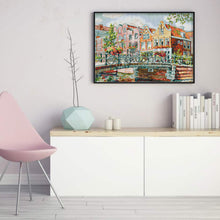 Load image into Gallery viewer, Amsterdam Canal - 14CT Stamped Cross Stitch 44*34CM(Joy Sunday)
