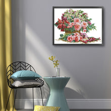 Load image into Gallery viewer, Bunch Of Flowers - 14CT Stamped Cross Stitch 50*40CM(Joy Sunday)

