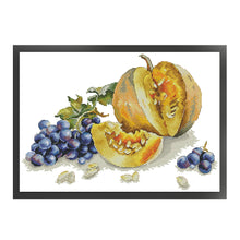 Load image into Gallery viewer, Autumn Fruit - 14CT Stamped Cross Stitch 42*32CM(Joy Sunday)
