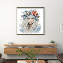 Load image into Gallery viewer, Winter Angel - 14CT Stamped Cross Stitch 44*44CM(Joy Sunday)
