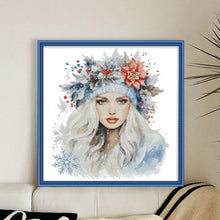 Load image into Gallery viewer, Winter Angel - 14CT Stamped Cross Stitch 44*44CM(Joy Sunday)
